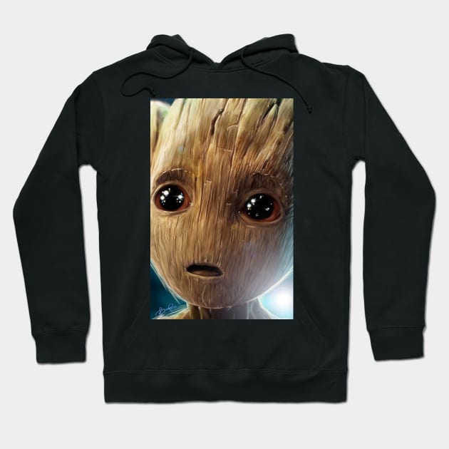 Baby Groot Hoodie by EvoComicsInc